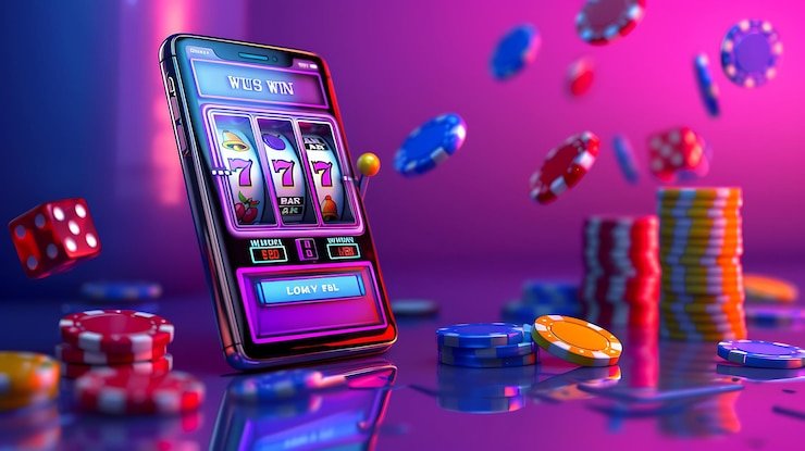 Pengguna membaca panduan melalui mobile